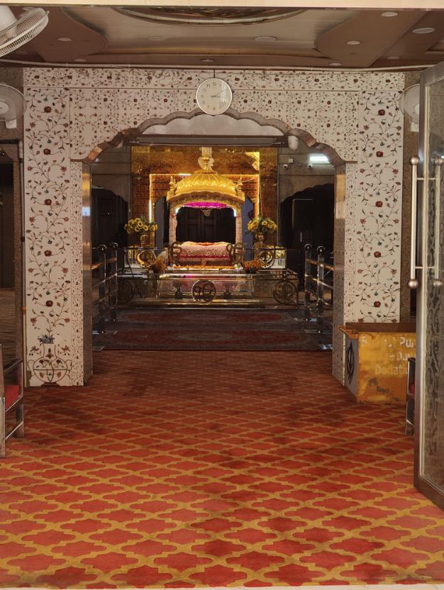Sikh Gurudwara interior